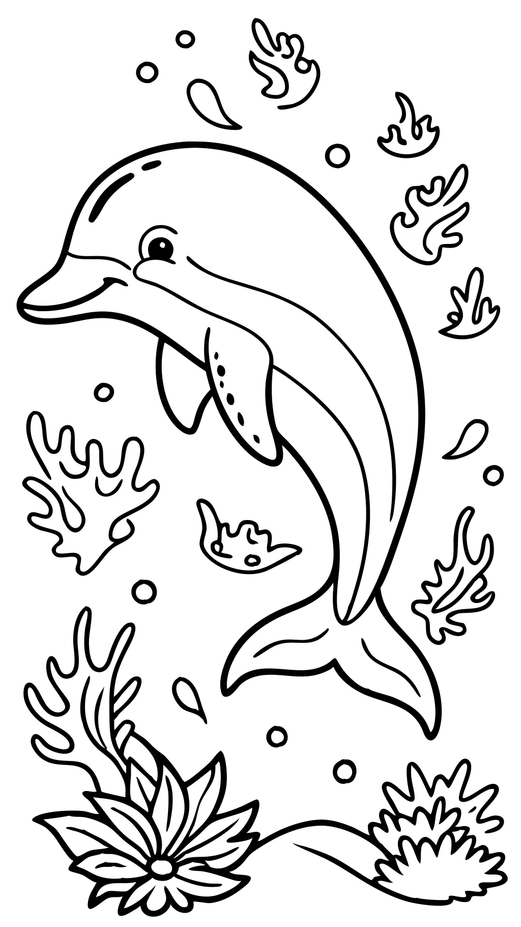 coloriages adultes dolphin